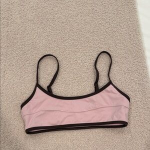 SET Active SWIRL Pink & Brown Sports Bra